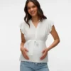 Regular Fit China Collar Top