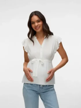 Regular Fit China Collar Top