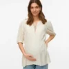 Regular Fit China Collar Top