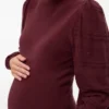 Regular Fit High Neck Balloon Sleeves Pullover