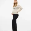 Regular Fit High Neck Knit Top