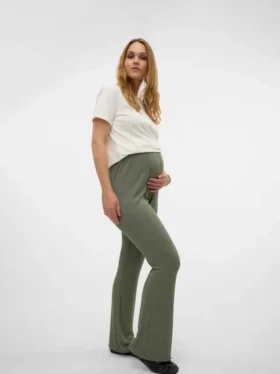 Regular Fit High Rise Trousers
