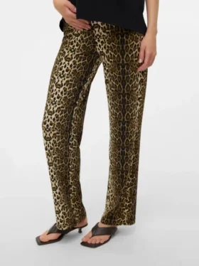 Regular Fit High Rise Trousers