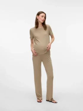 Regular Fit High Rise Trousers