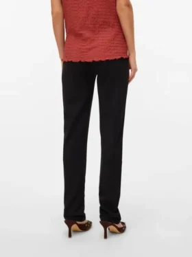 Regular Fit High Rise Trousers