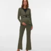 Regular Fit High Rise Trousers