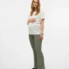 Regular Fit High Rise Trousers