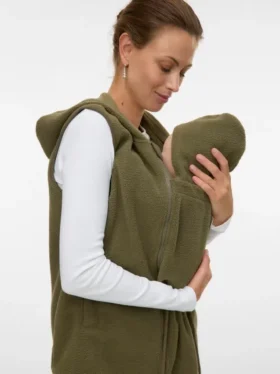 Regular Fit Hoodie Knit Waistcoat