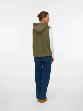 Regular Fit Hoodie Knit Waistcoat