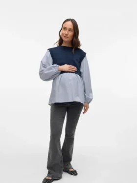 Regular Fit Mid Waist Boot-Cut Jeans