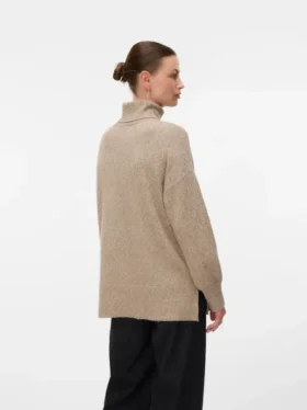 Regular Fit Roll Neck Pullover