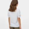 Regular Fit Round Neck Balloon Sleeves T-Shirt