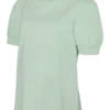 Regular Fit Round Neck Balloon Sleeves T-Shirt