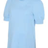 Regular Fit Round Neck Balloon Sleeves T-Shirt