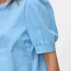 Regular Fit Round Neck Balloon Sleeves T-Shirt