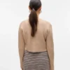 Regular Fit Round Neck Knit Cardigan