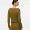 Regular Fit Round Neck Knit Cardigan