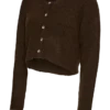 Regular Fit Round Neck Knit Cardigan