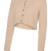 Regular Fit Round Neck Knit Cardigan