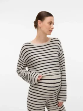 Regular Fit Round Neck Knit Top