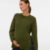 Regular Fit Round Neck Knit Top