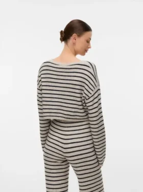 Regular Fit Round Neck Knit Top
