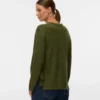 Regular Fit Round Neck Knit Top