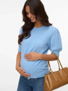 Regular Fit Round Neck Ribbed Cuffs Pullover