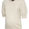 Regular Fit Round Neck Ribbed Cuffs Pullover
