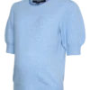 Regular Fit Round Neck Ribbed Cuffs Pullover