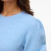 Regular Fit Round Neck Ribbed Cuffs Pullover