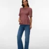 Regular Fit Round Neck Top