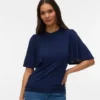 Regular Fit Round Neck Top