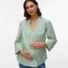 Regular Fit Shirt Collar Top