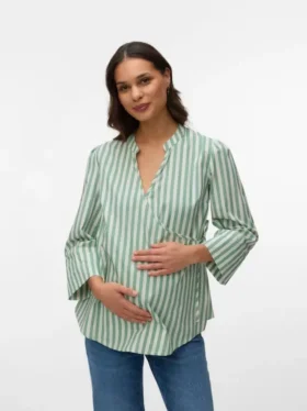 Regular Fit Shirt Collar Top