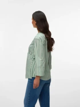 Regular Fit Shirt Collar Top