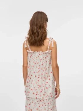Regular Fit Square Neck Tank-Top