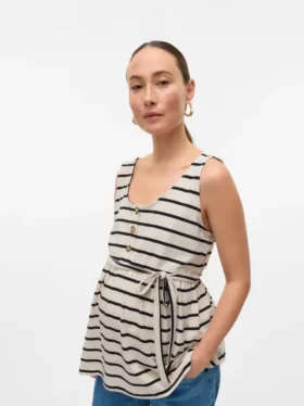 Regular Fit U-Neck Top