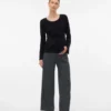 Regular Fit U-Neck Top