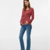 Regular Fit U-Neck Top