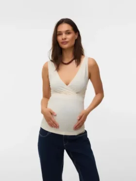 Regular Fit V-Neck Top