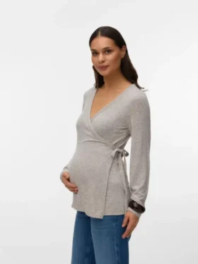 Regular Fit V-Neck Top