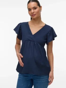 Regular Fit V-Neck Top