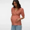 Regular Fit V-Neck Top