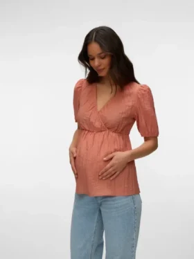 Regular Fit V-Neck Top