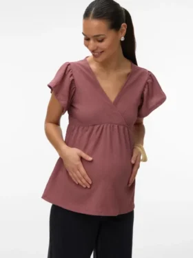 Regular Fit V-Neck Top