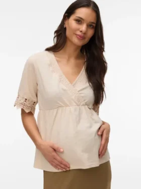 Regular Fit V-Neck Top