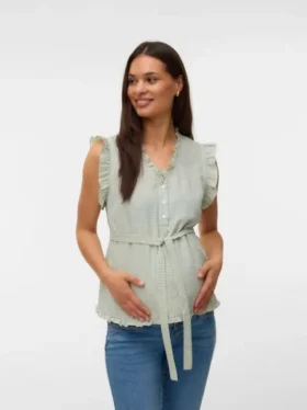 Regular Fit V-Neck Top