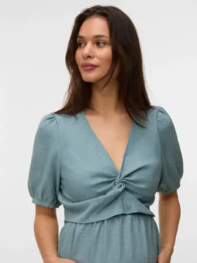 Regular Fit V-Neck Top