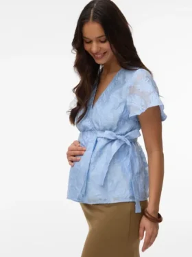 Regular Fit V-Neck Top